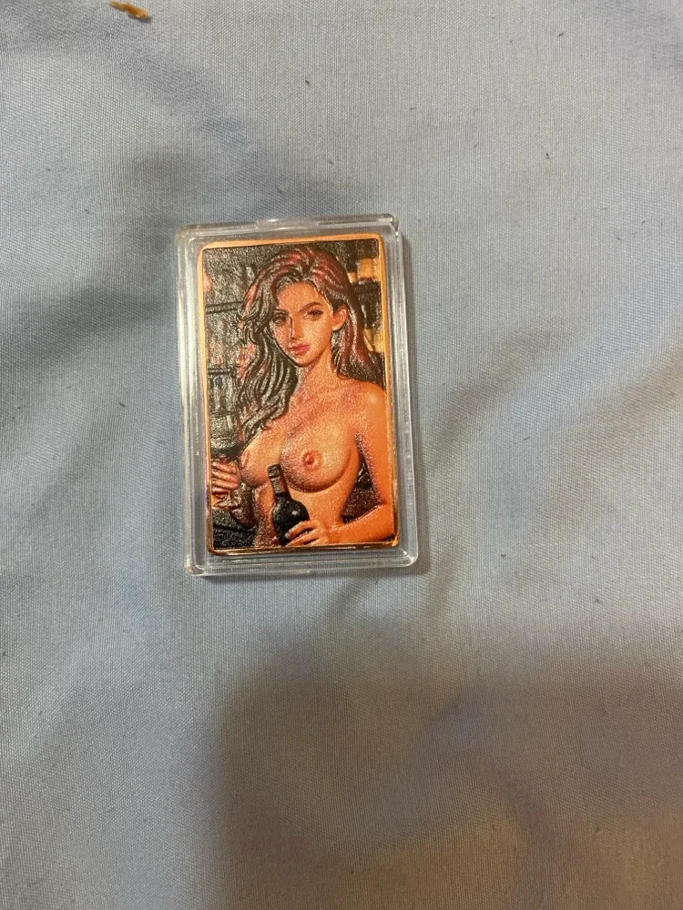 Collectible Playing Card - Woman with Bottle/Glass - photo 2