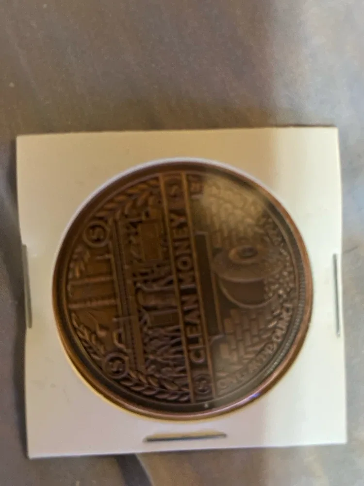 Dirty Hands Clean Money Coin - photo 2
