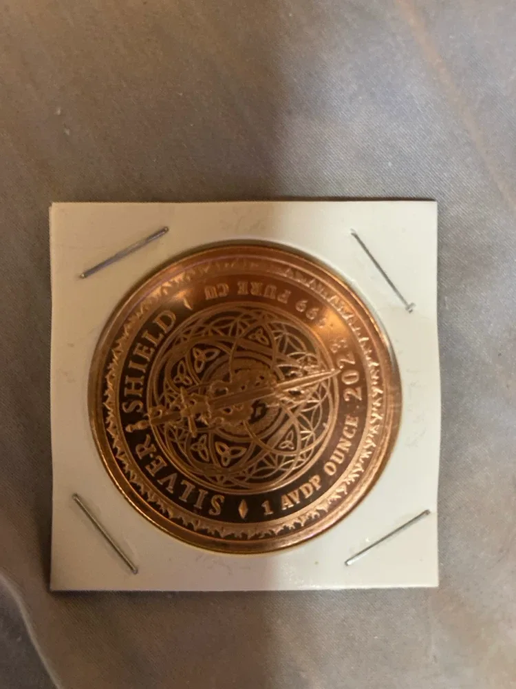 Silver Shield 1 AVDP Ounce Coin - photo 2