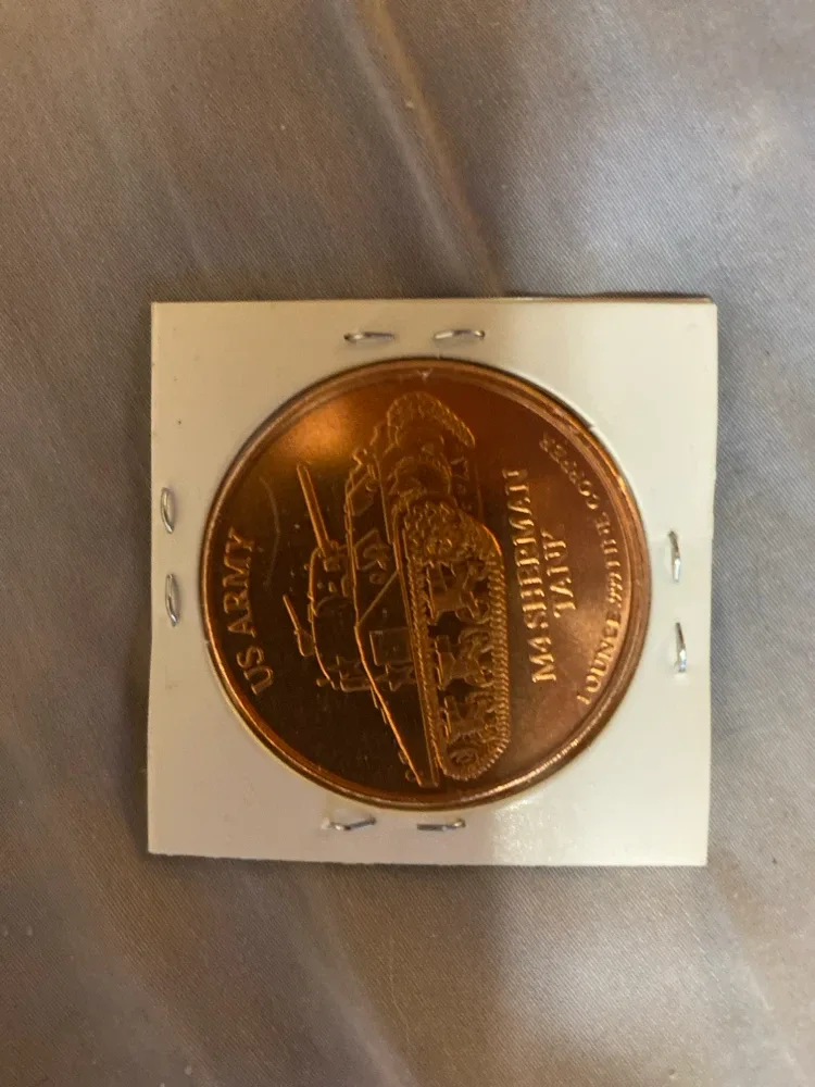 Copper "M4 Sherman Tank" 1 oz Fine Round