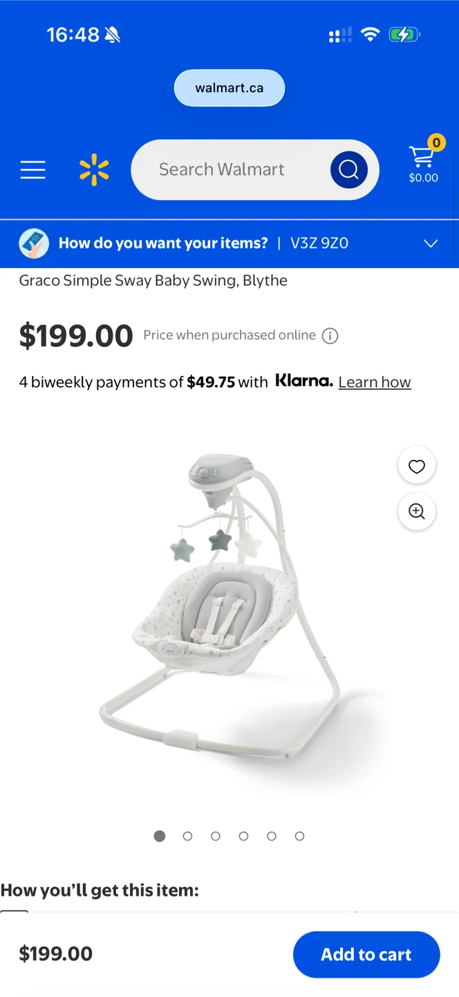 Graco Simple Sway Baby Swing, Blythe