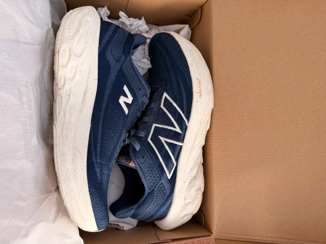 New Balance Men's Fresh Foam X 1080 v13 Navy Running Shoe Sz 8.5 - photo 3