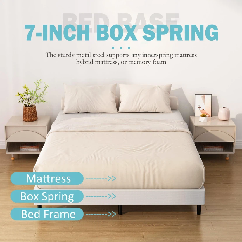 Upcanso 7 Inch Box Spring for Queen - photo 3