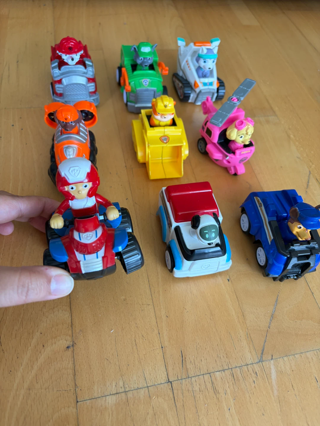 Mini Paw Patrol Toy Vehicles Lot