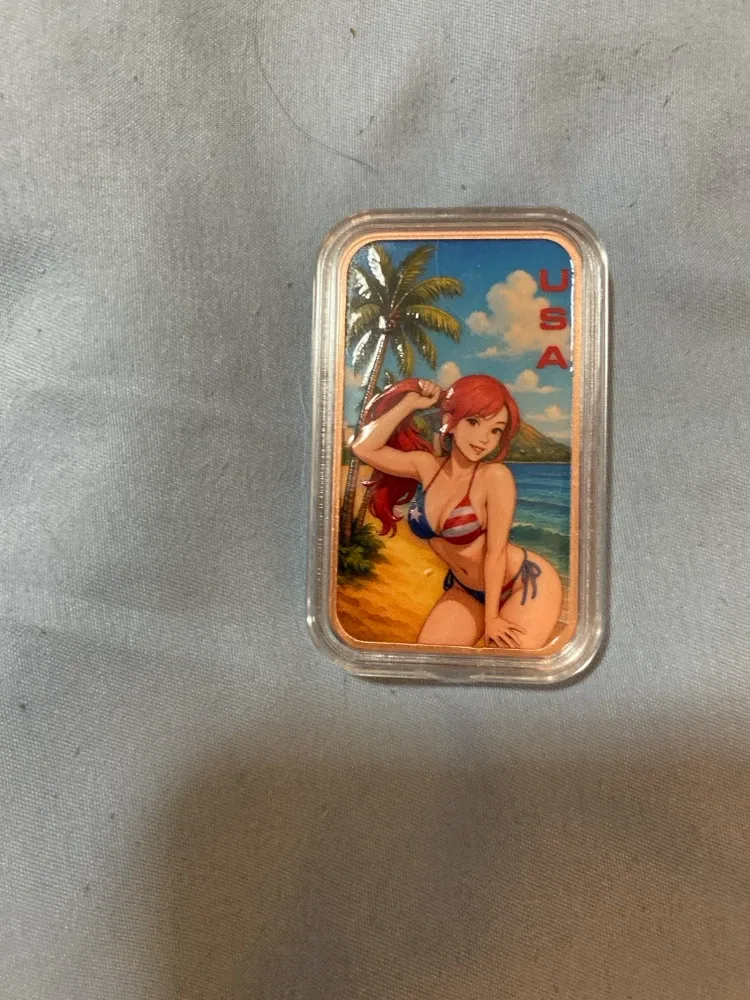 Red Metal Mint Pure Copper 1 Troy Ounce Bar