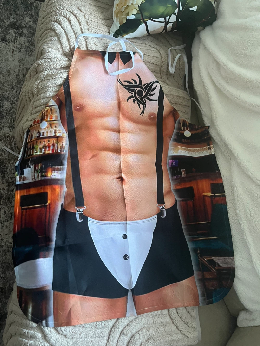 Brand new  Novelty Men's Torso Apron $5