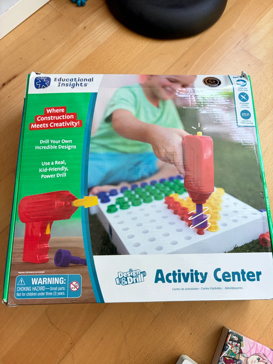 STEM toy Educational Insights Design & Drill Activity Center
