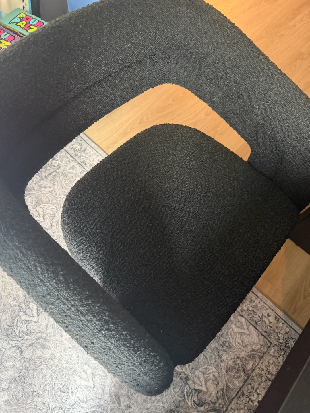 Black IKEA Desk + chair - photo 4