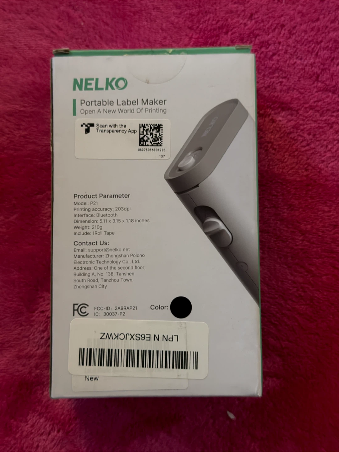 NELKO P21 Portable Label Maker - photo 2