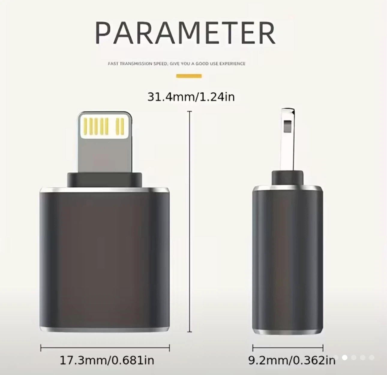 USB C to Lightning Adapter, Compatible with for Iphone - photo 2