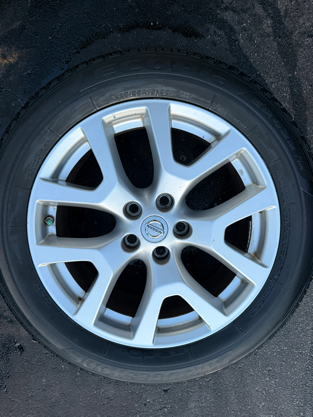 Bridgestone Tire with Nissan Rim - photo 2