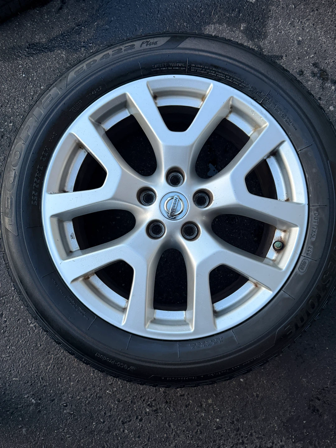 Bridgestone Tire with Nissan Rim - photo 5