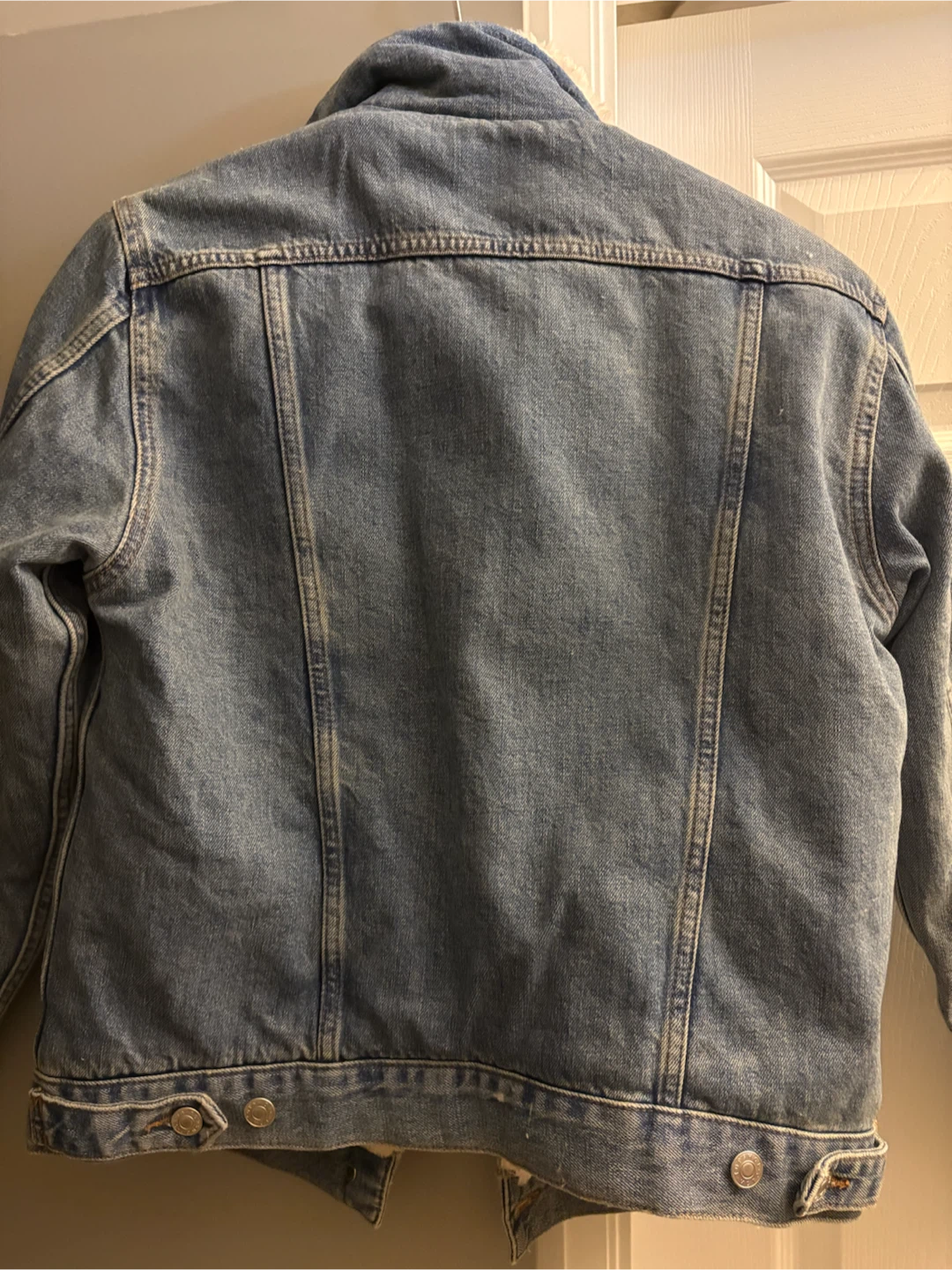 TOPSHOP MOTO Denim Sherpa Lined Jacket - photo 2