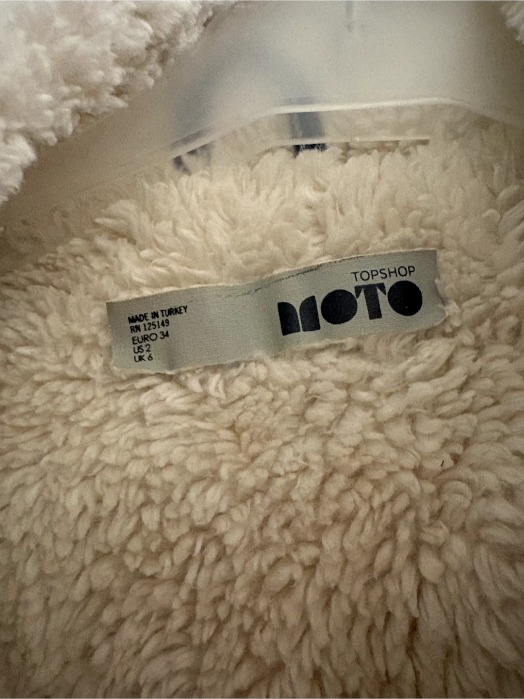 TOPSHOP MOTO Denim Sherpa Lined Jacket - photo 3
