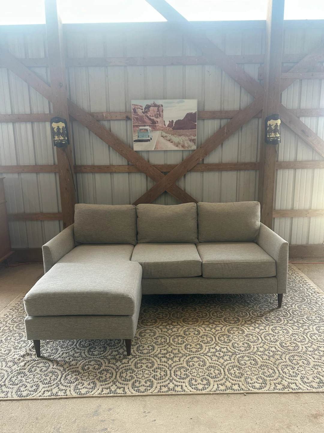 Urban Barn Malcolm Custom Sofa Chaise