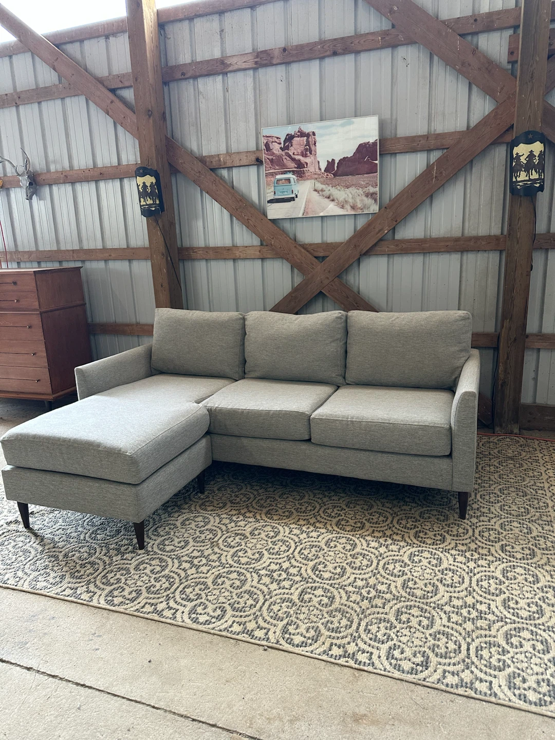 Urban Barn Malcolm Custom Sofa Chaise - photo 2