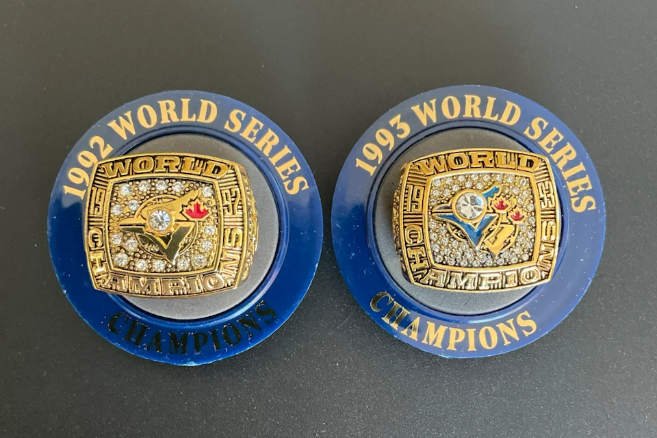 Toronto Blue Jays 1992 & 1993 World Series Replica Rings - photo 2