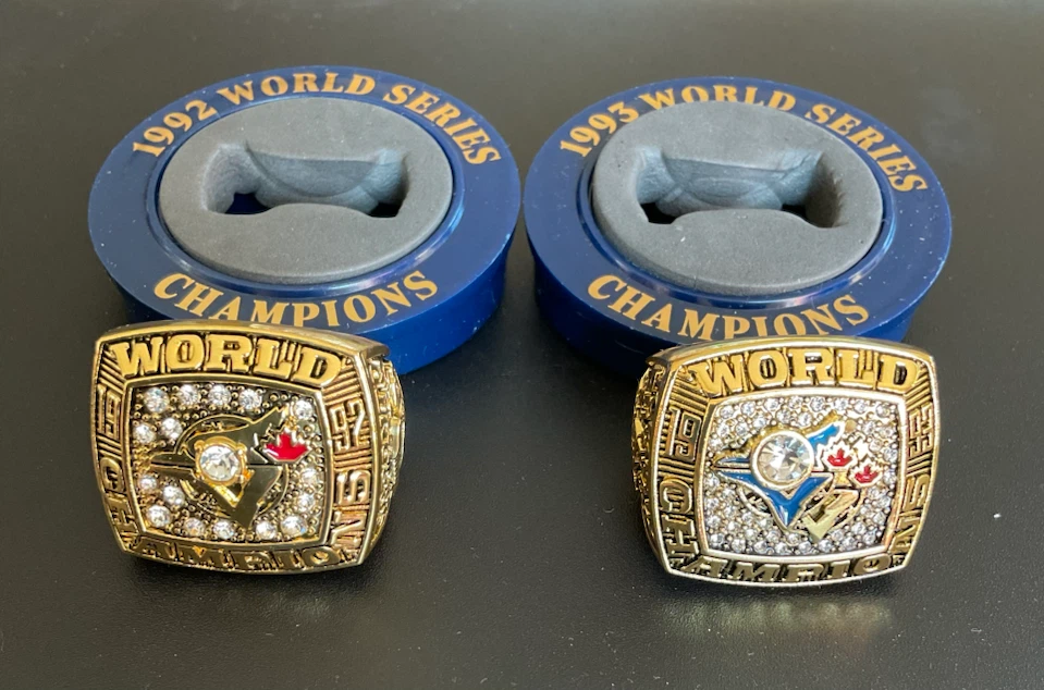 Toronto Blue Jays 1992 & 1993 World Series Replica Rings - photo 3