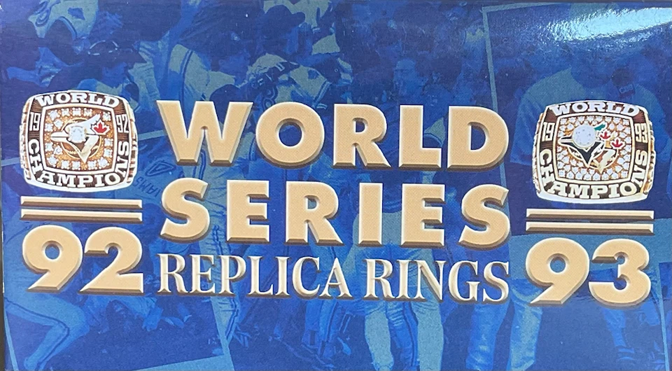Toronto Blue Jays 1992 & 1993 World Series Replica Rings - photo 4