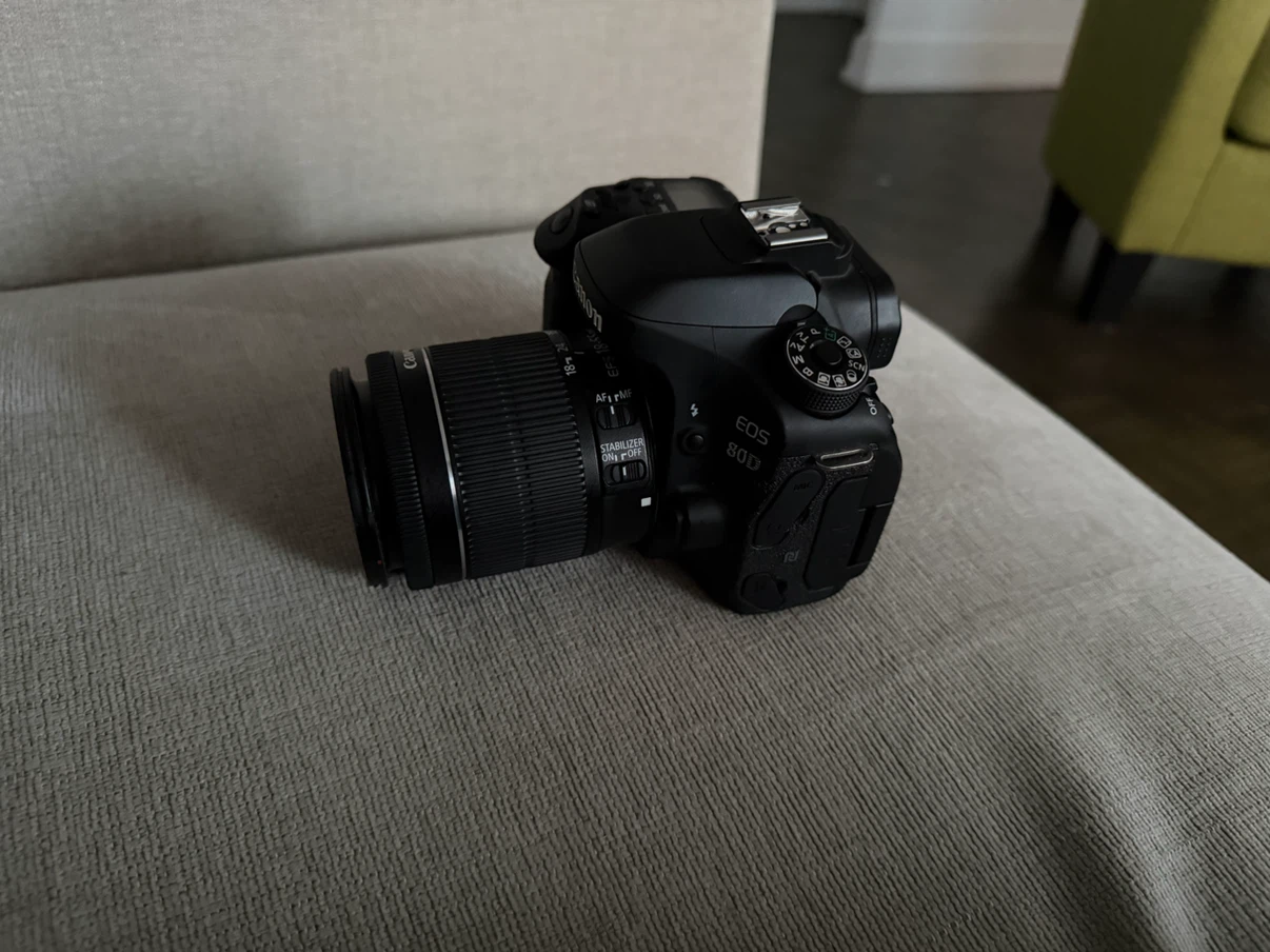 Canon EOS 80D DSLR Camera with 18-55mm Lens