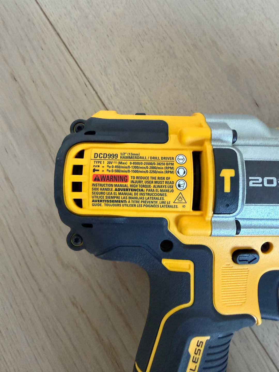 DeWalt DCD999 20V MAX XR Brushless Hammer Drill/Driver - photo 4