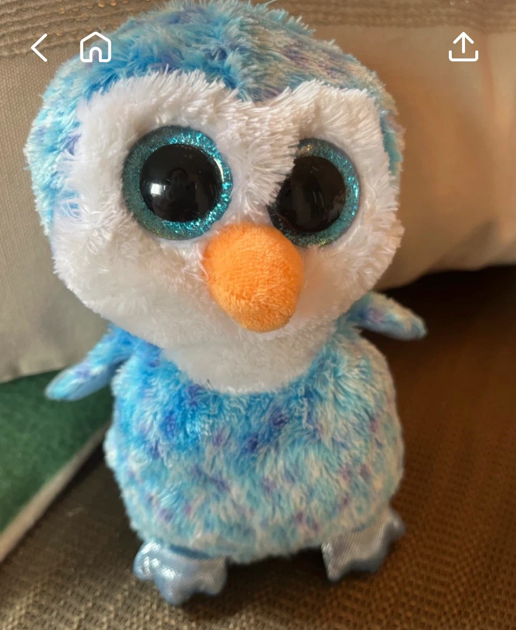 Ty Beanie Boos "Patches" Owl Plush Toy