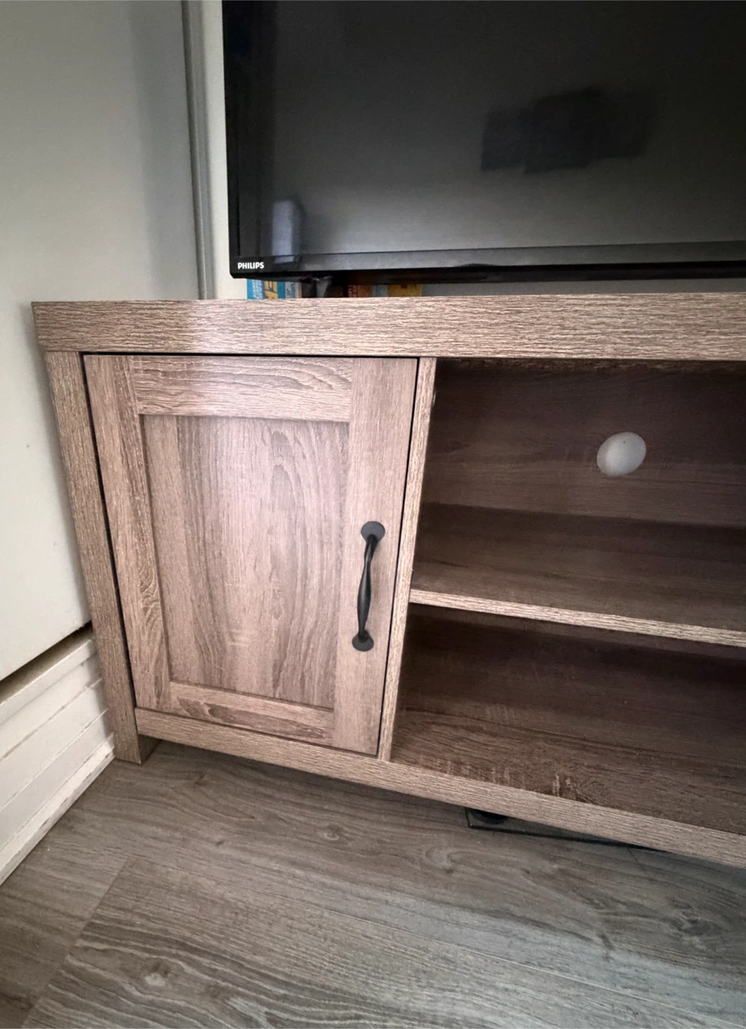 Wood TV Stand - photo 5