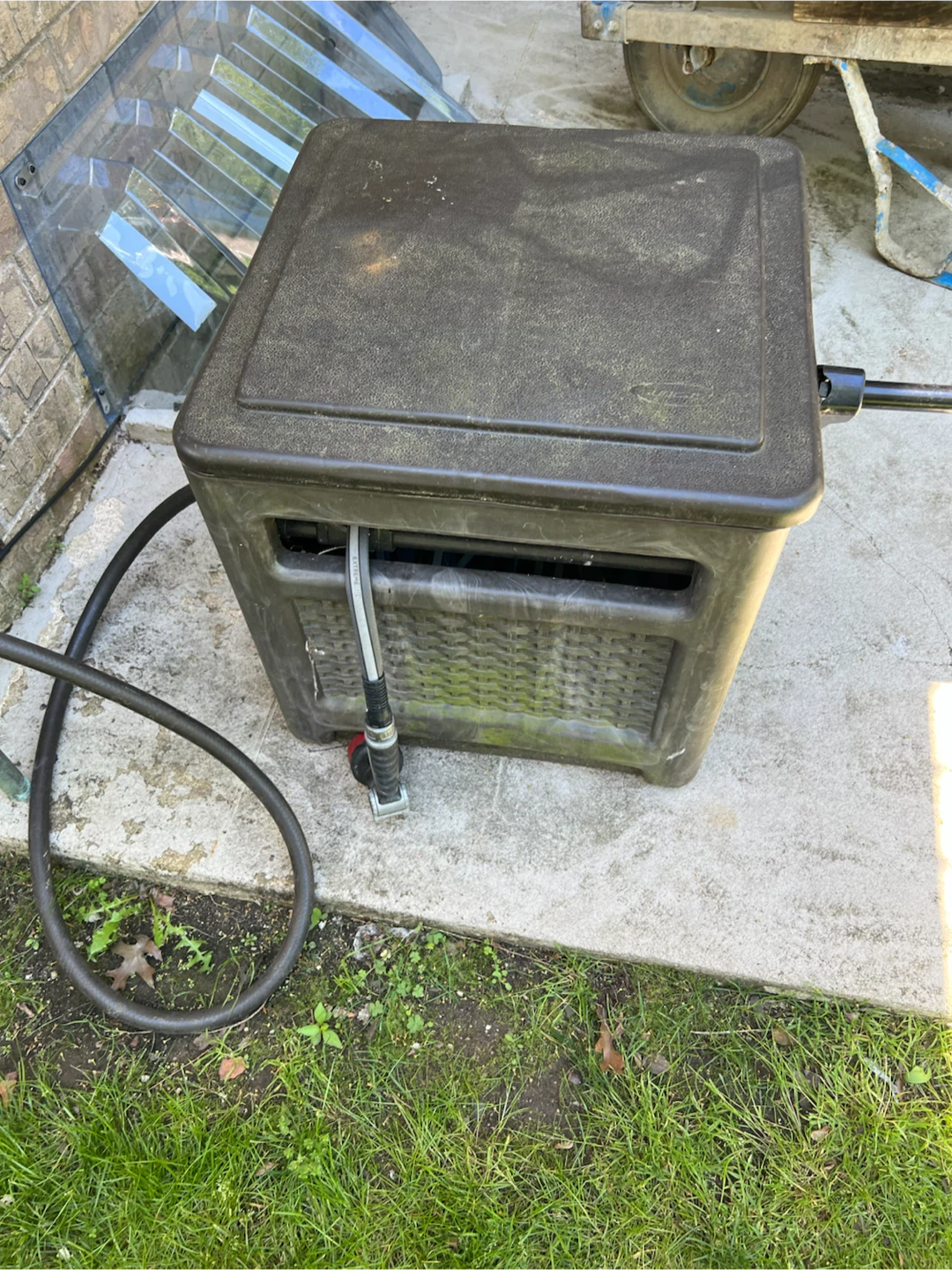 Hose Reel Cart with hose