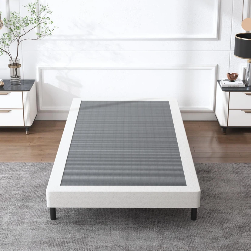 Box Spring Twin 4 Inch Low Profile, Strong Loading Capacity