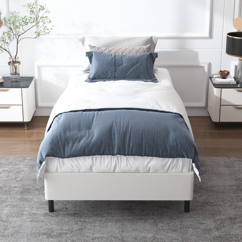 Box Spring Twin 4 Inch Low Profile, Strong Loading Capacity - photo 4