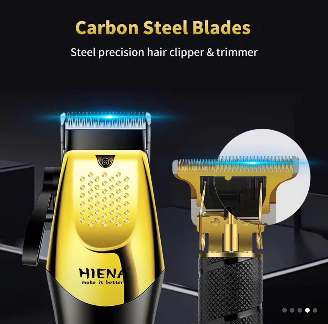 HIENA PRO Men's Professional Hair Clipper Set - photo 5