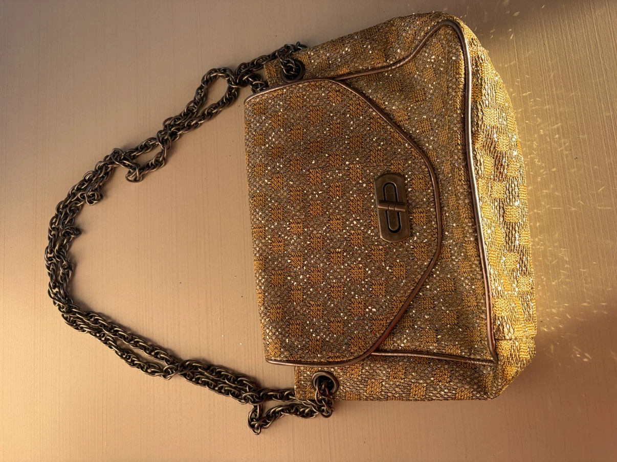 Gold Sparkly Shoulder Bag - photo 3