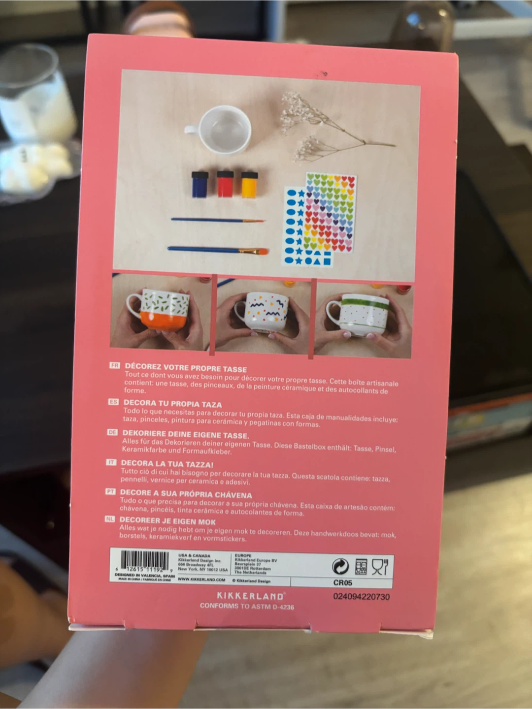 Kikkerland Crafters Decorate Your Own Cup Kit - photo 2