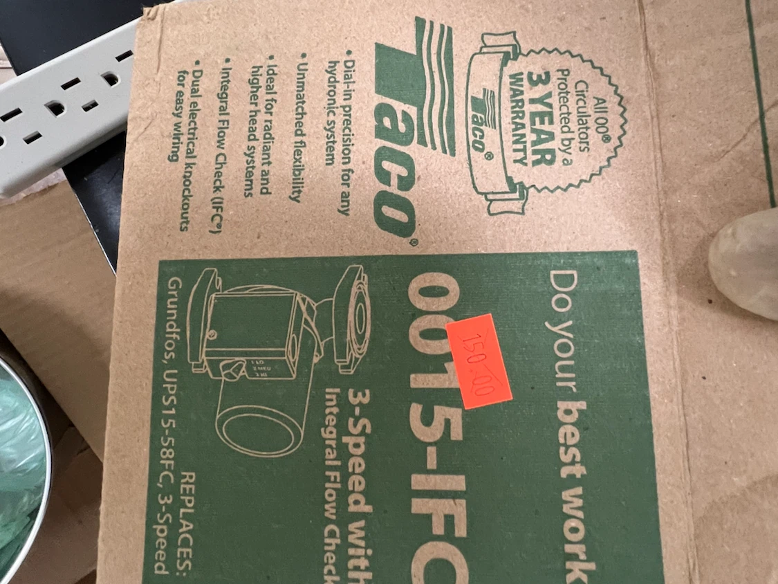Taco 007-F5 Circulator Pump - photo 2