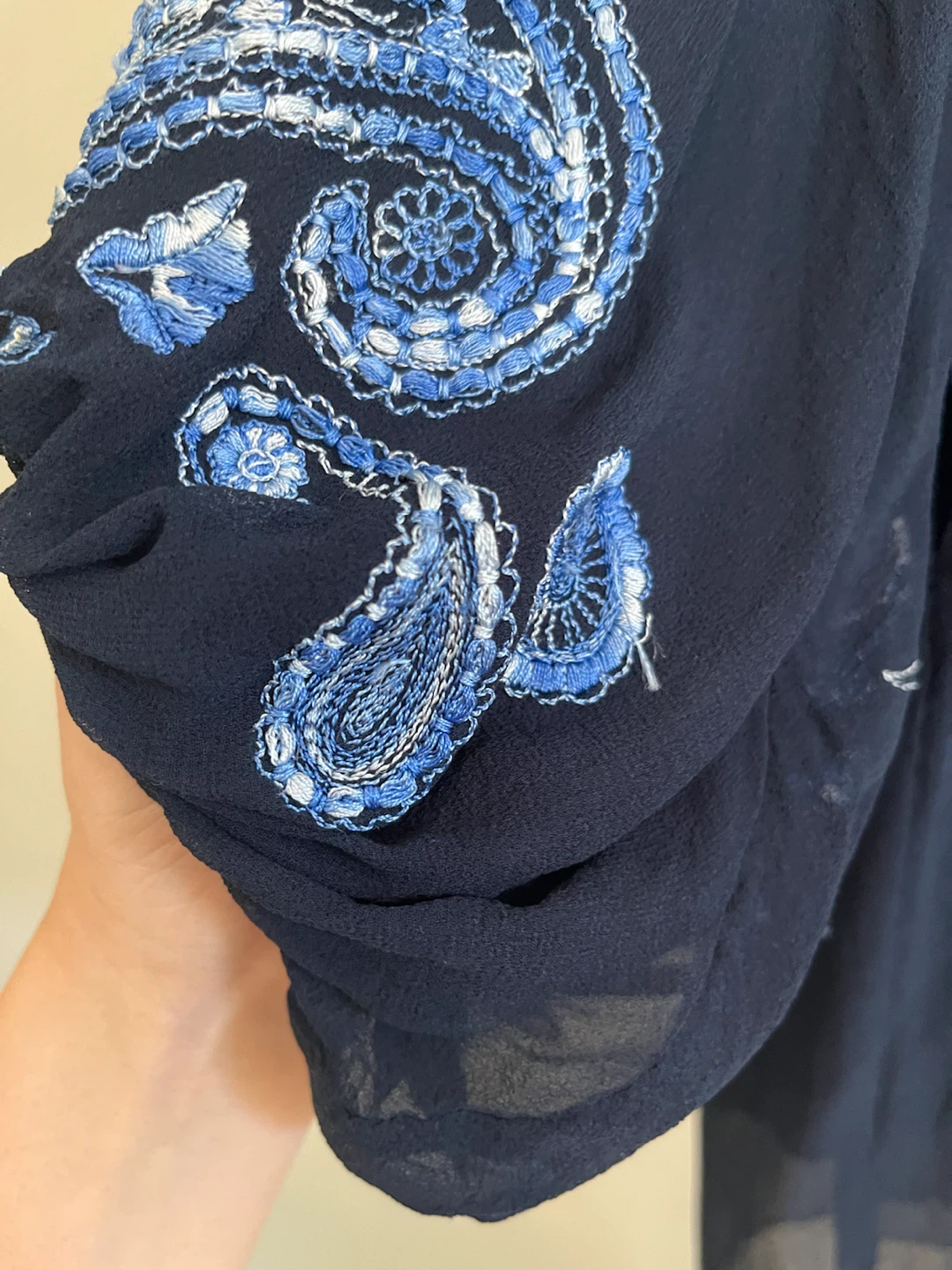 Nanette Lepore Silk Embroidered Blouse - photo 5