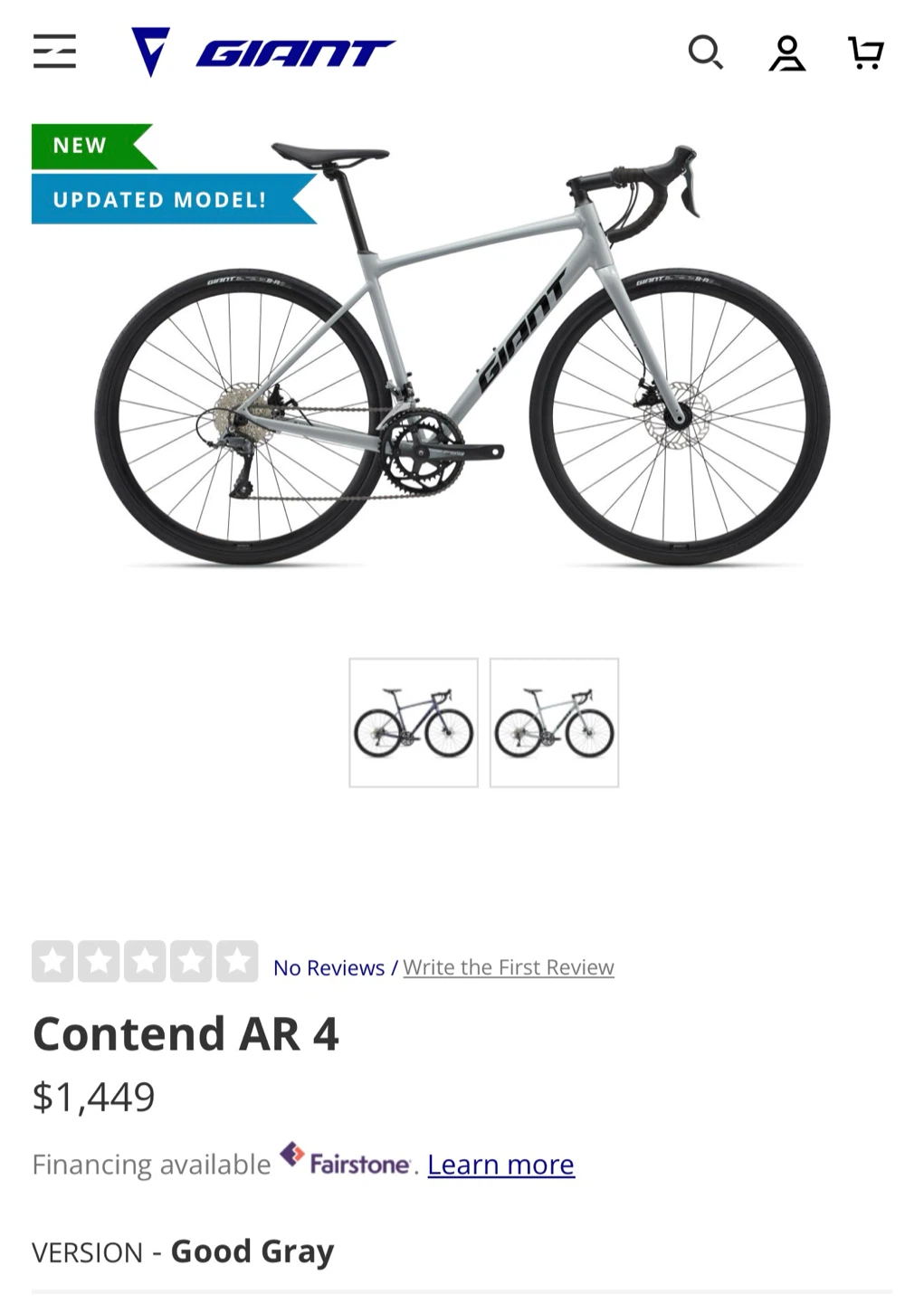 Giant Contend AR 4 Road Bike size M - one year used - photo 2
