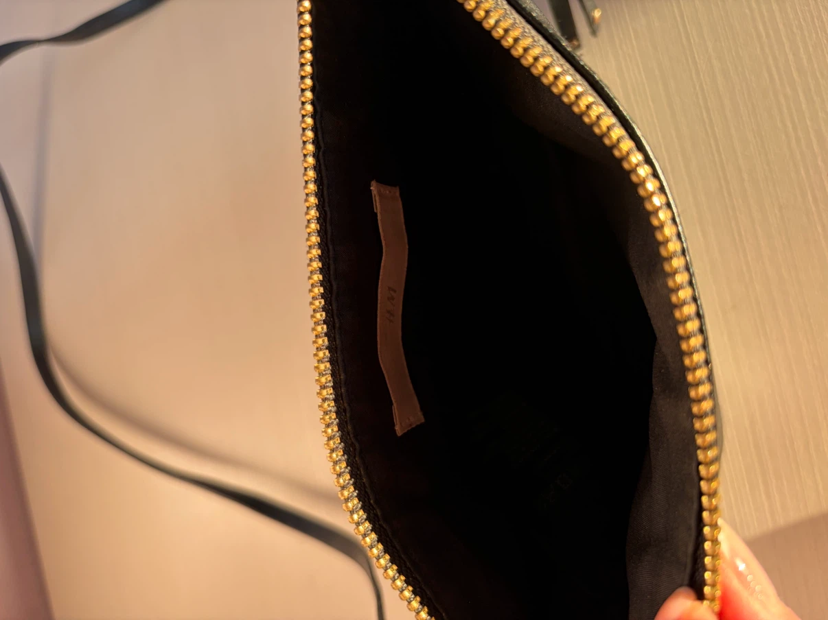 Black Faux Leather Crossbody Bag - photo 3