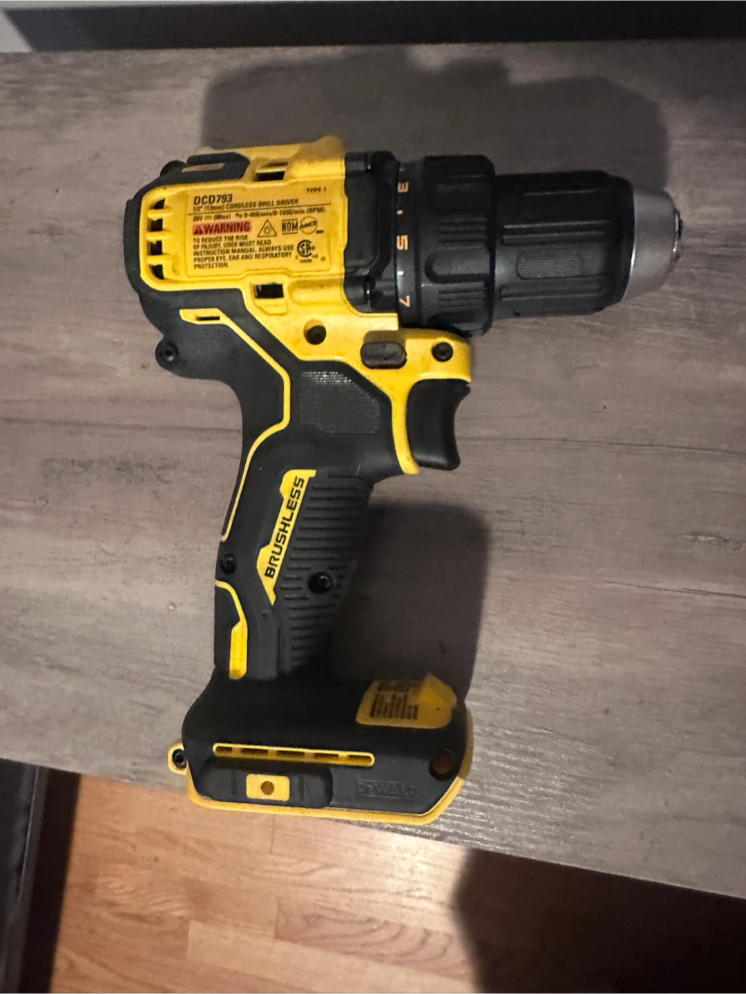 DEWALT 20V Brushless Drill/Driver DCD791