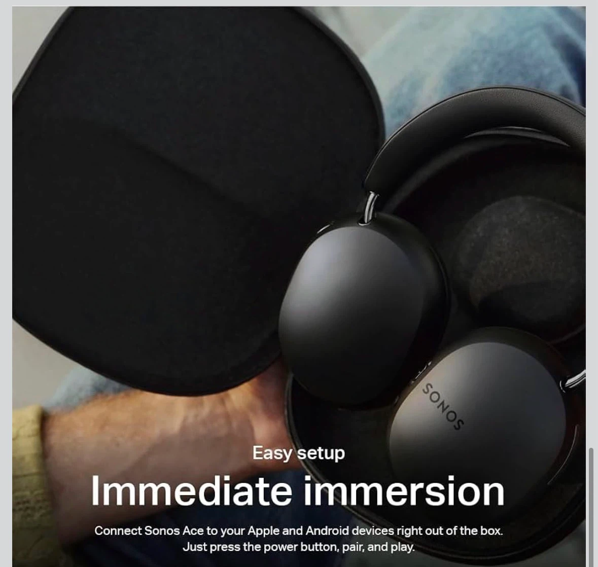 Black Sonos Ace Headphones - photo 4