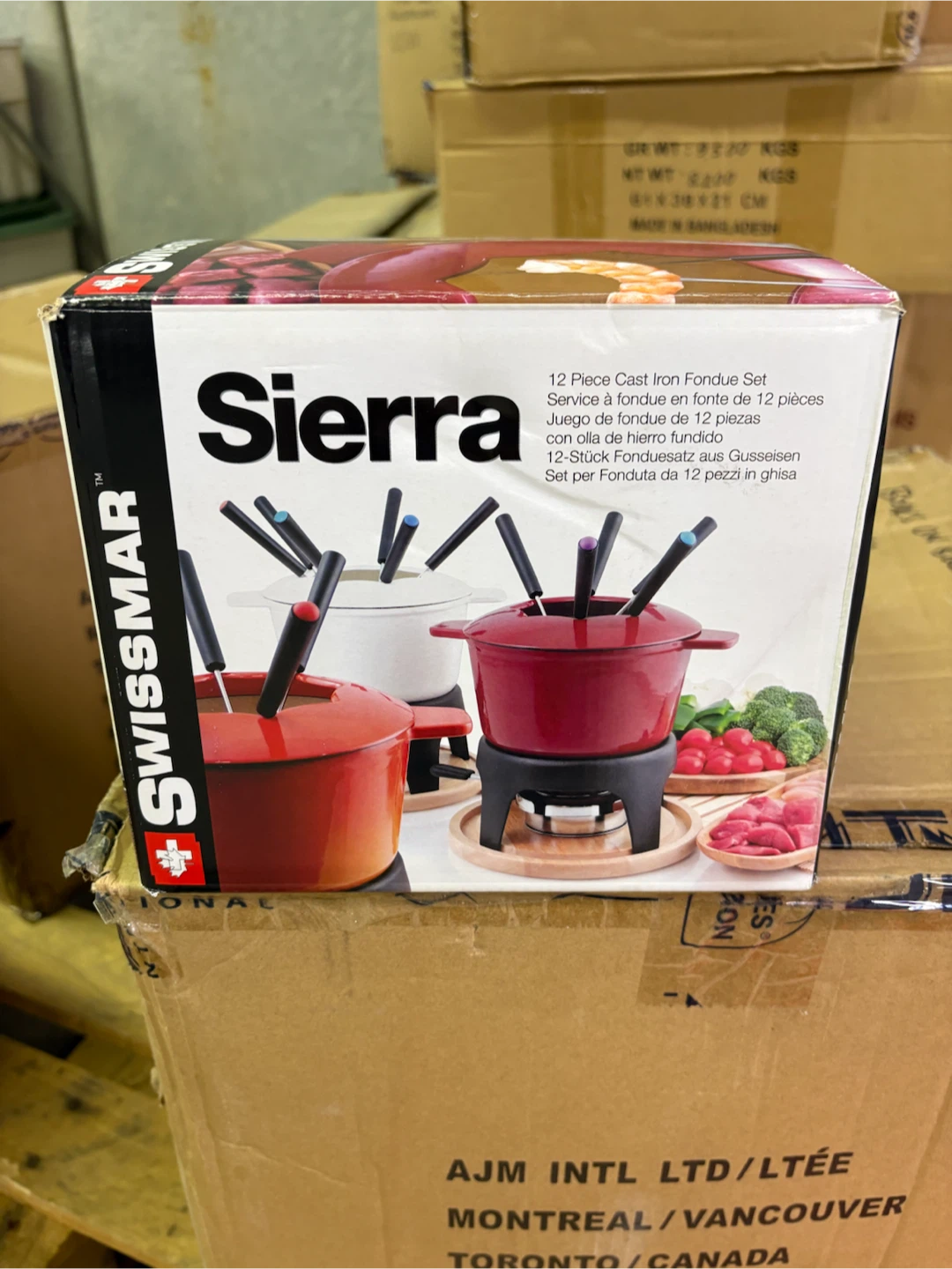 Sierra 12 Piece Cast Iron Fondue Set