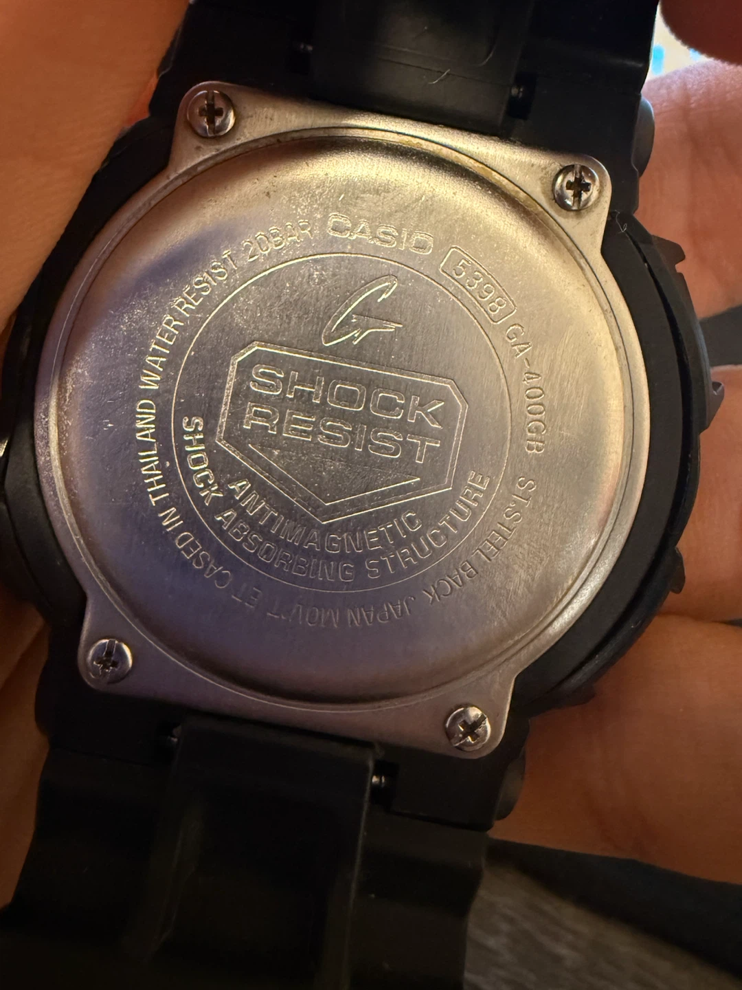 Casio G-Shock GA-400 Analog Digital Watch - Black & Gold - photo 5