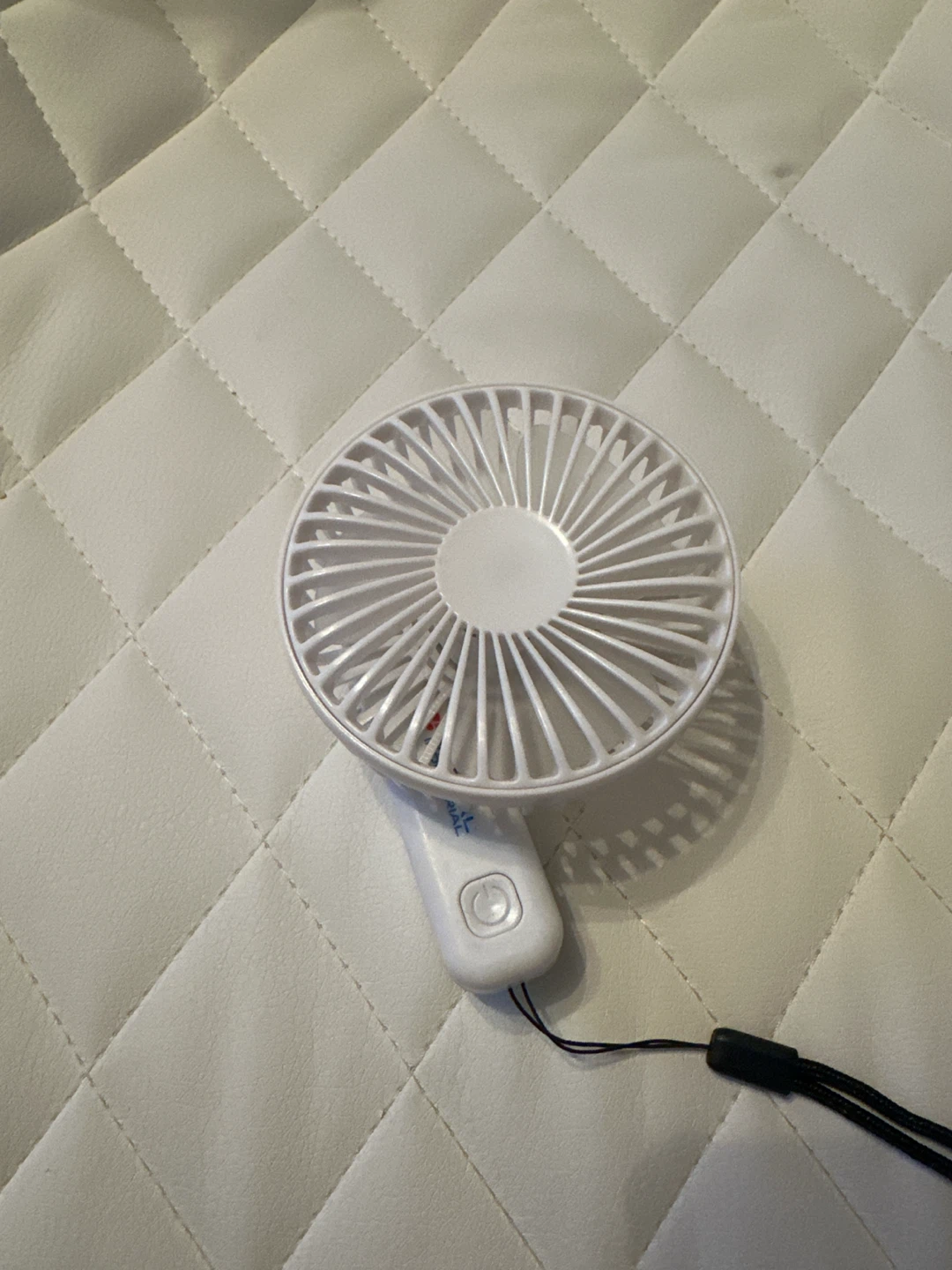 White Portable Handheld Fan