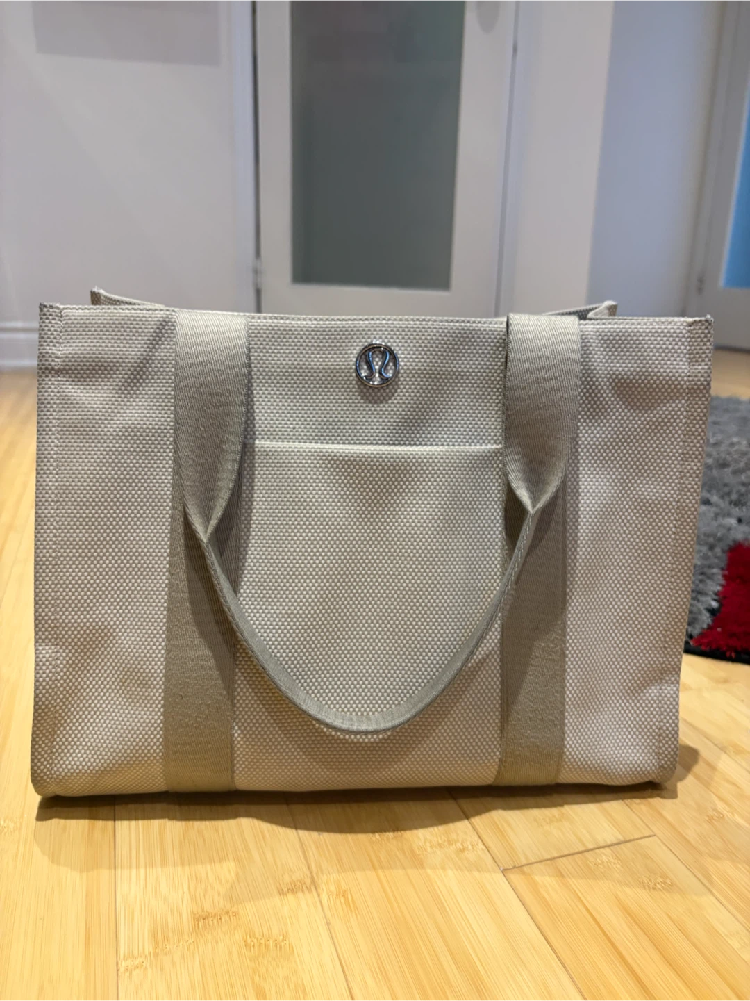 Lululemon Two-Tone Canvas Tote Bag 10L