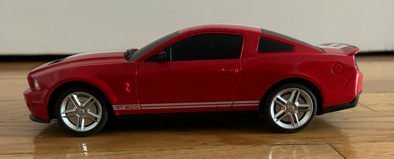 Red Ford Mustang GT 500 Toy Car