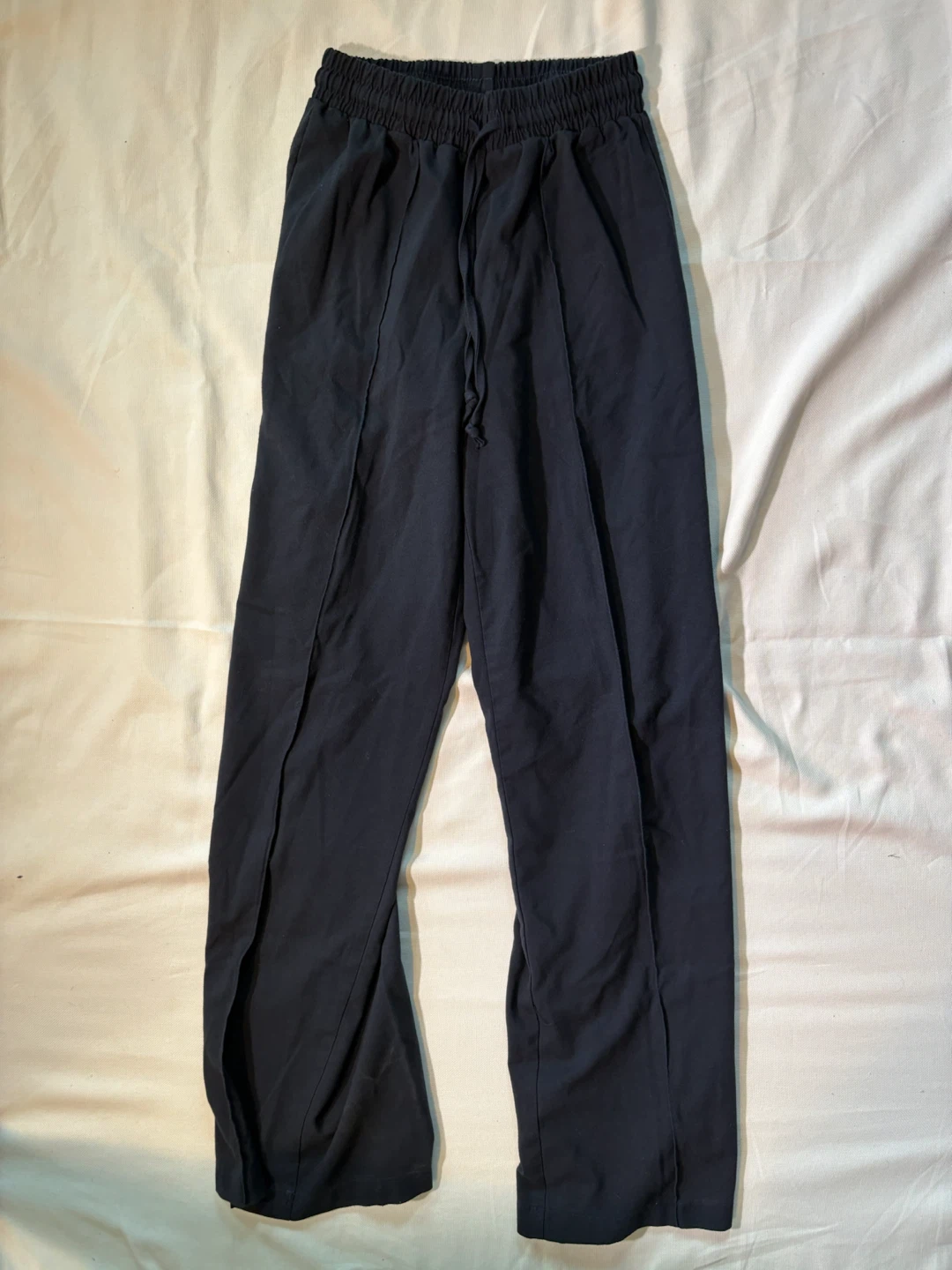 Perry Black Elastic Waist Pants Size S - photo 2