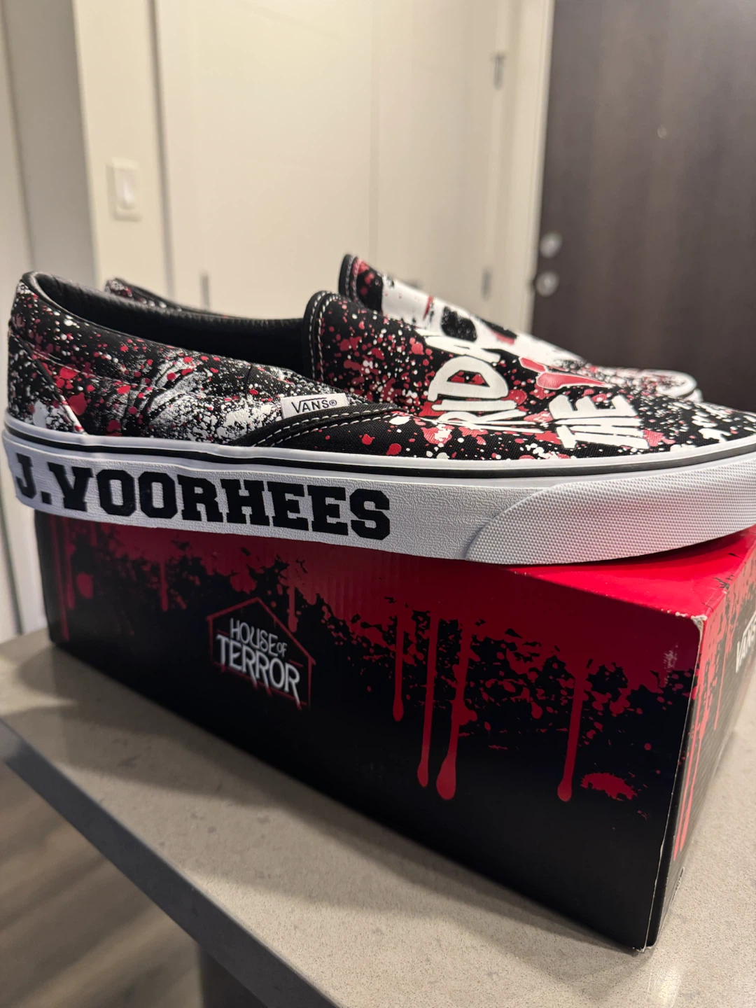 Vans Classic Slip-On Friday the 13th "J. Voorhees" Shoes - photo 4