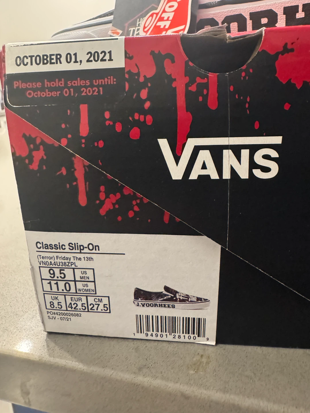 Vans Classic Slip-On Friday the 13th "J. Voorhees" Shoes - photo 5