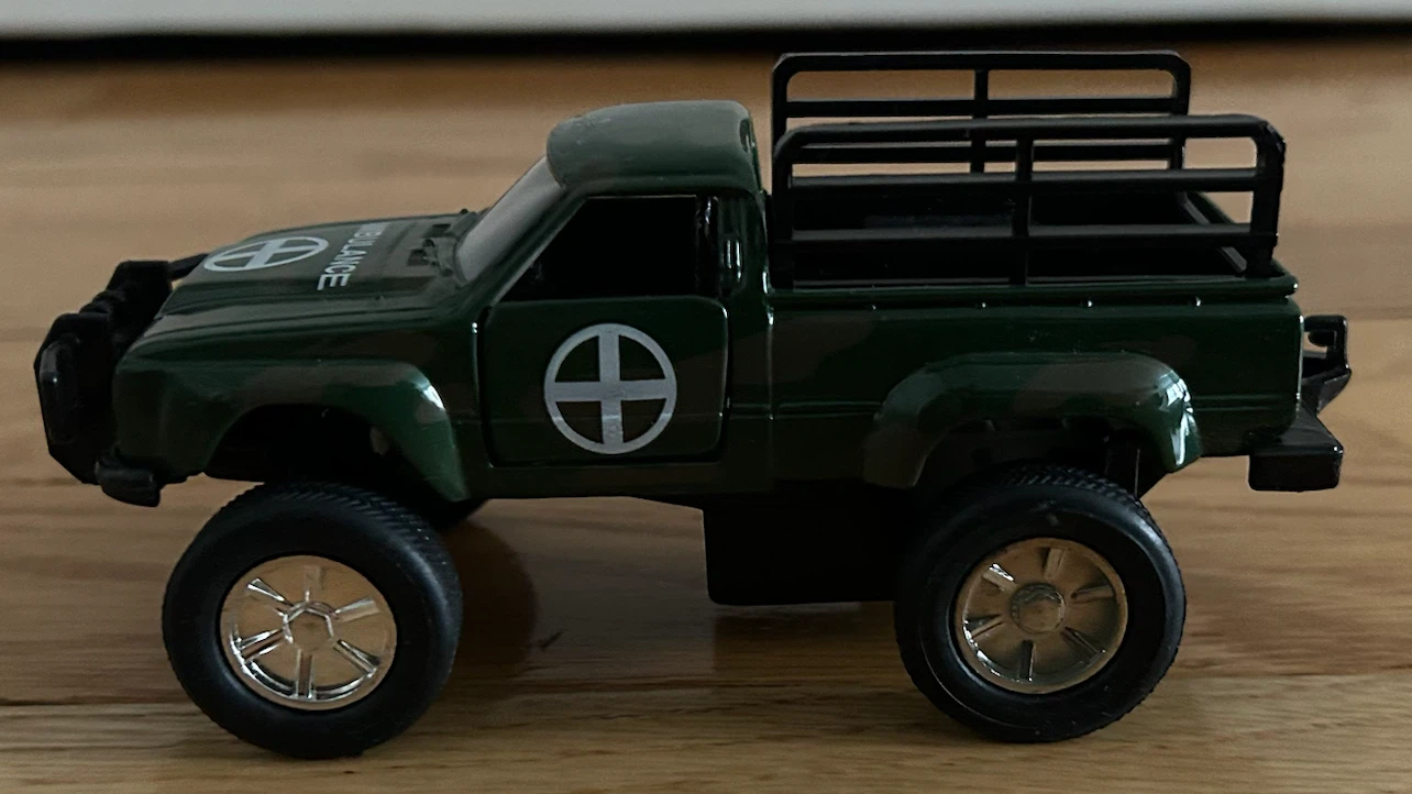 Toy Ambulance Truck - Green Camo - photo 3