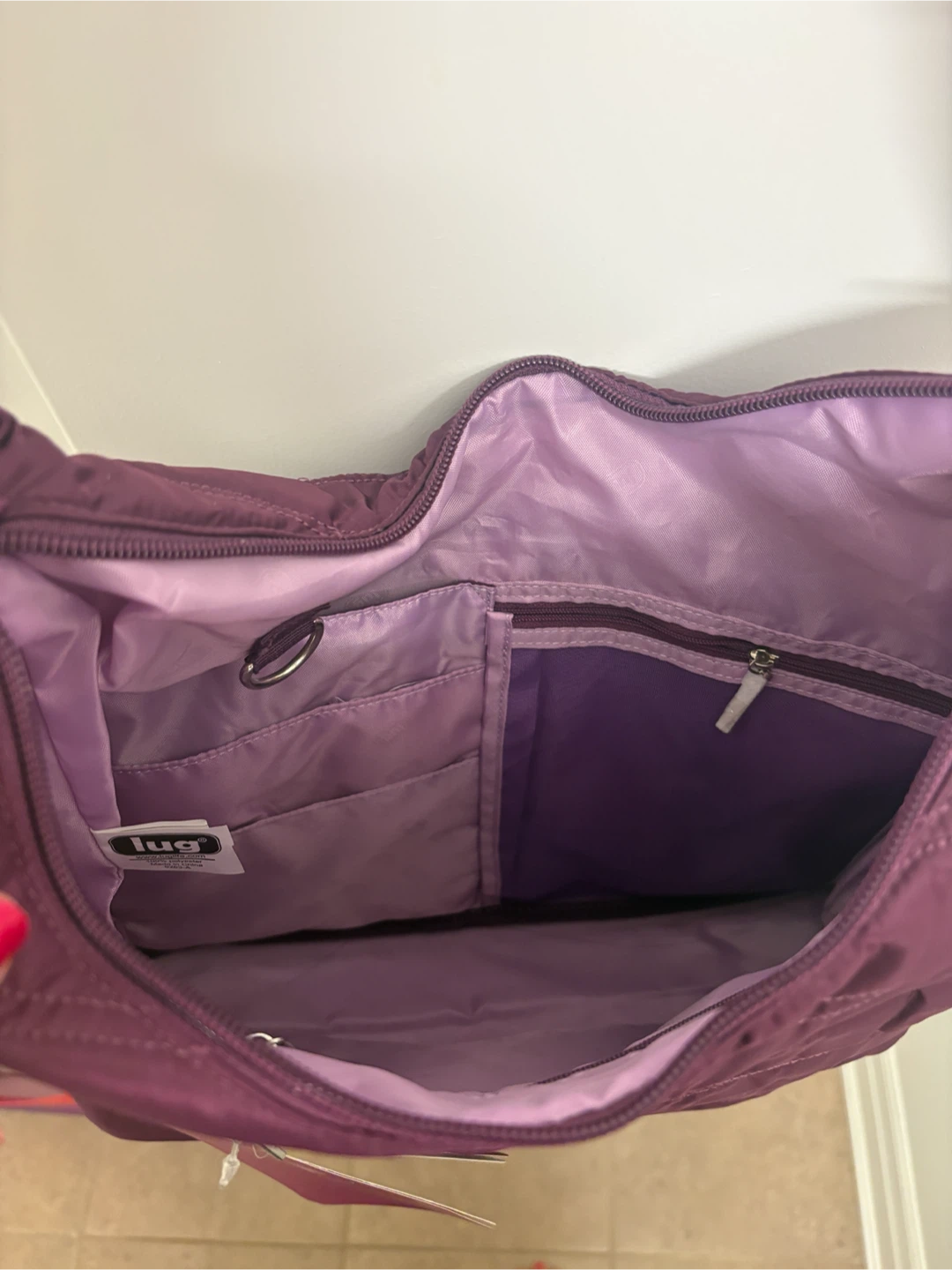 Lug Purple Cable Car Shoulder Crossbody Purse NWT - photo 3