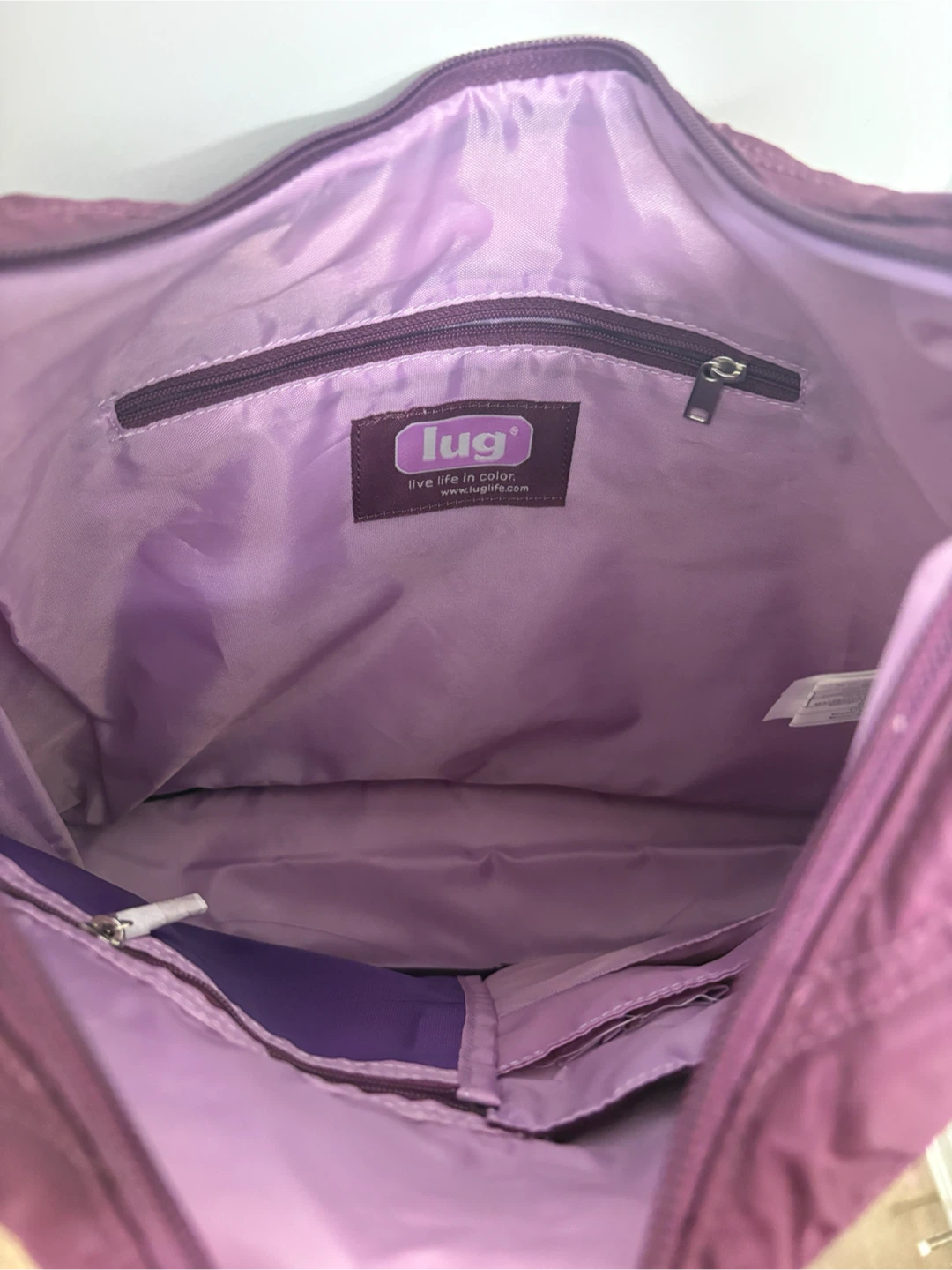 Lug Purple Cable Car Shoulder Crossbody Purse NWT - photo 4